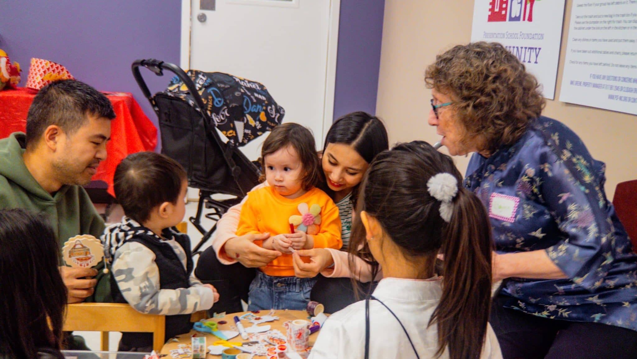 Families and children celebrate Lunar New Year together at FNC Allston-Brighton